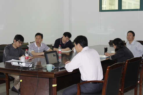 江西共青城市科学工业贸易和信息化委员会易保国主任来分院调研