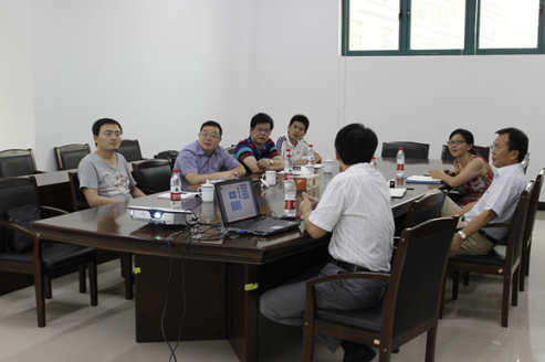 绍兴市科技局局长潘晓辉一行到分院调研指导工作