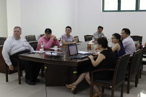 美国化学专家Joseph Wilson 先生到分院进行技术交流