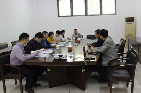 袍江管委会主任沈志江一行到江南分院参观指导