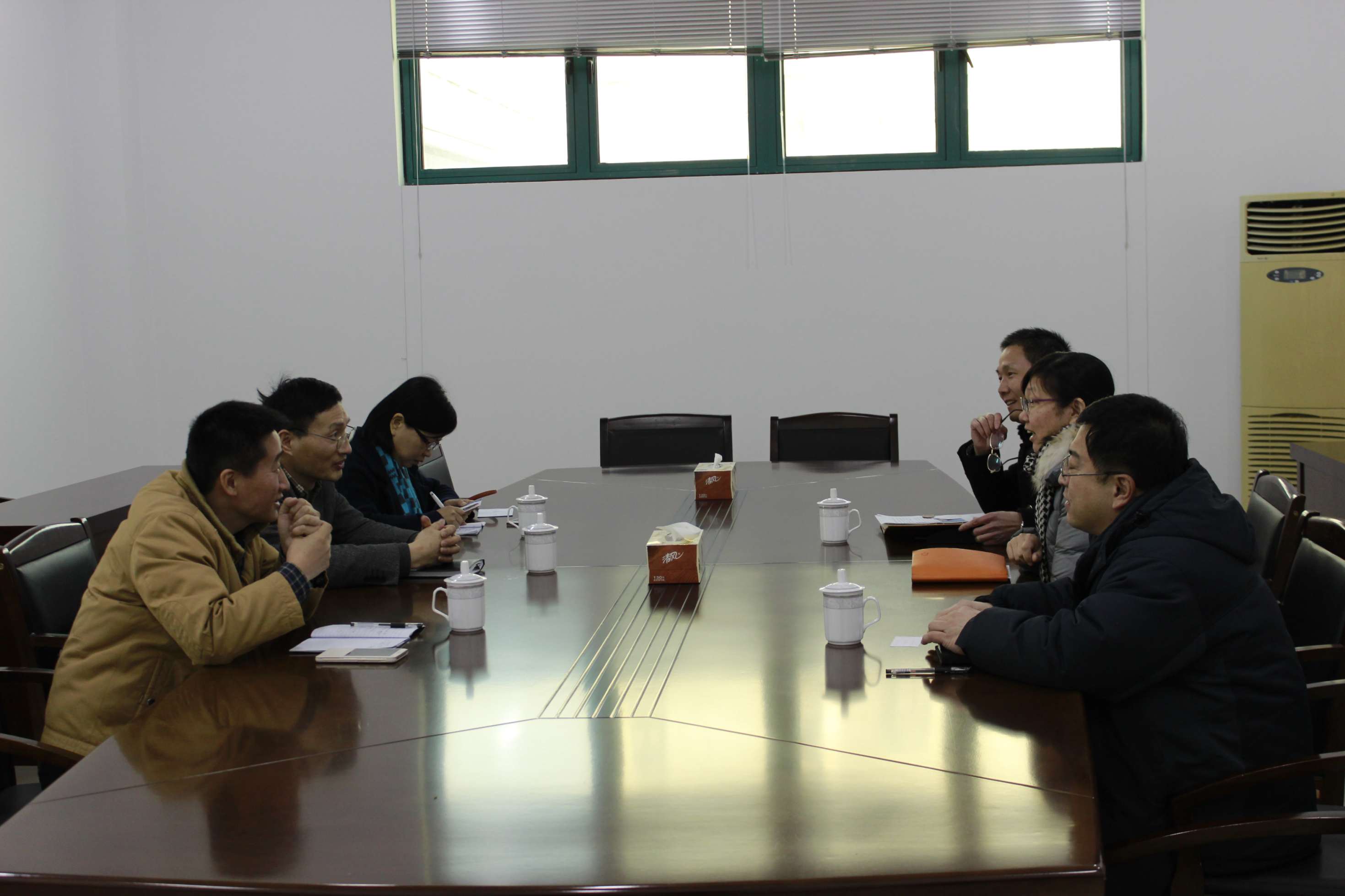 绍兴市科协主席黄浙平一行到分院进行工作交流